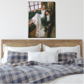 Ingelijste Extra grote bruiloft Foto Canvas Print (Insitu (Slaapkamer))