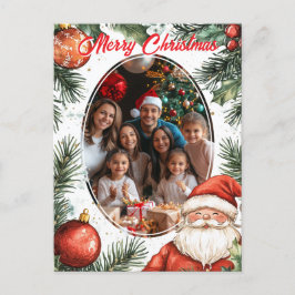 Ingelijste festiviteiten Kerstmis Feestdagenkaart