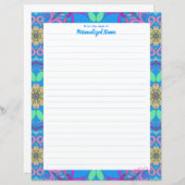 Ingelijste Fiesta Papieren Blad (Voorkant / Achterkant)