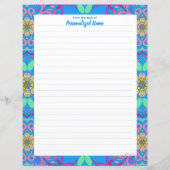 Ingelijste Fiesta Papieren Blad (Voorkant)