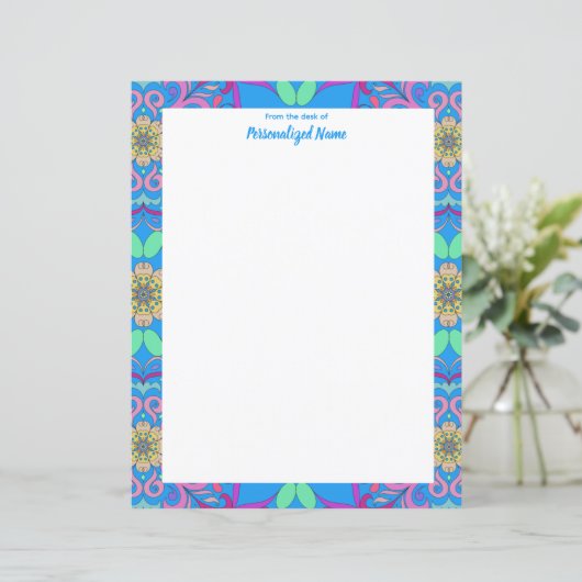 Ingelijste Fiesta Unlined Paper Sheet (Staand voorkant)
