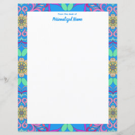 Ingelijste Fiesta Unlined Paper Sheet