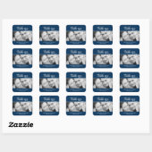 Ingelijste foto bruiloft gunst Stickers (Vel)