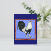 Ingelijste Gamecock Briefkaart (Staand voorkant)