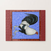 Ingelijste Gamecock Legpuzzel (Horizontaal)