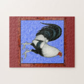Ingelijste Gamecock Legpuzzel (Horizontaal)