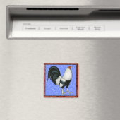 Ingelijste Gamecock Magneet (Insitu (Vaatwasser))