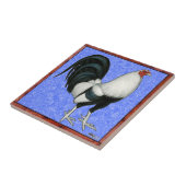 Ingelijste Gamecock Tegeltje (Zijkant)