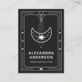 Ingelijste hemelse Sterrenmaan Visitekaartje (Voorkant)