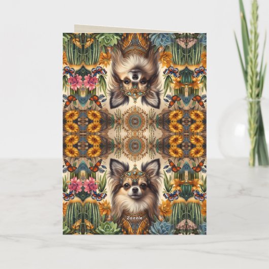  ingelijste Kaart Chihuahua (Achterkant)