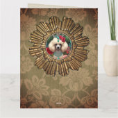  ingelijste Kaart poedel (Achterkant)