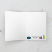 Ingelijste Kerstboom Vakantie Kaart (groen) (Binnen)