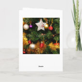 Ingelijste Kerstzegeningen Verticale Fotokaart Feestdagen Kaart (Achterkant)