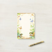 Ingelijste kikkers 2 post-it® notes (Op bureau)