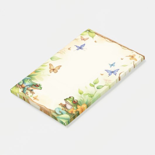 Ingelijste kikkers 2 post-it® notes (Schuin)