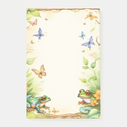 Ingelijste kikkers 2 post-it® notes (Voorkant)