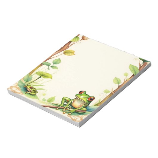 Ingelijste kikkers 3 notitieblok (Linkerzijde)