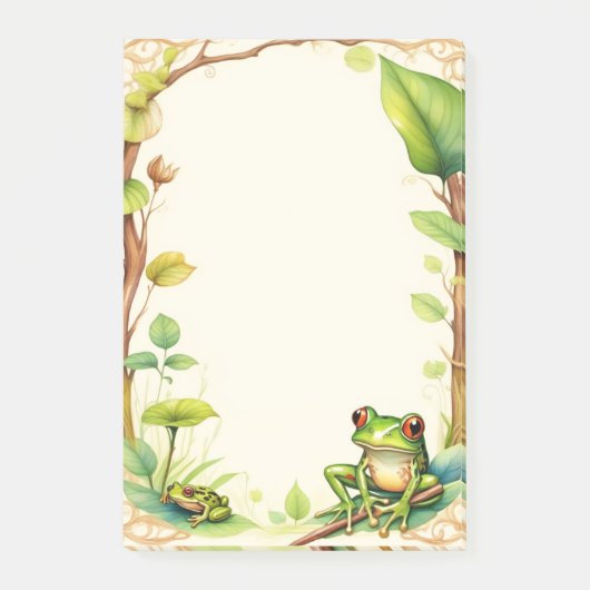 Ingelijste kikkers 3 post-it® notes (Voorkant)