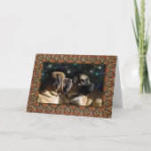 Ingelijste Mastiff Pair Kaart (Voorkant)