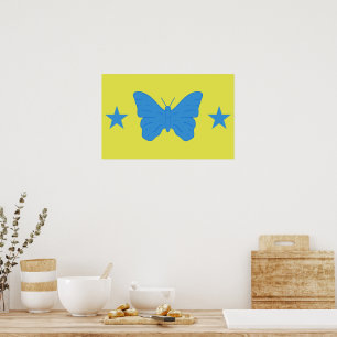 Ingelijste print met vlag van Bady Bassitt, Brazil