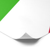 Ingelijste print met Vlag van Burundi (Hoek)