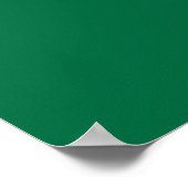 Ingelijste print met Vlag van Ghana (Hoek)