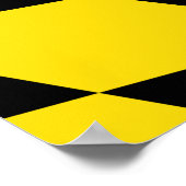 Ingelijste print met Vlag van München, Duitsland (Hoek)