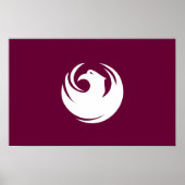 Ingelijste print met vlag van Phoenix, Arizona (Voorkant)