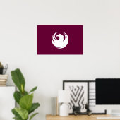 Ingelijste print met vlag van Phoenix, Arizona (Thuiskantoor)