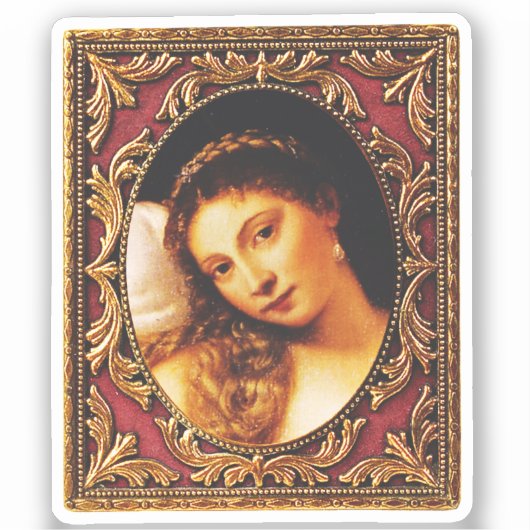 Ingelijste renaissance kunst: Venus Urbino door Ti Sticker (Voorkant)