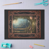 Ingelijste Schilderachtig Gotische Bloemen Decoupa Tissuepapier (Craft)