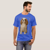 Ingelijste Spaniel-familie T-shirt (Voorkant volledig)