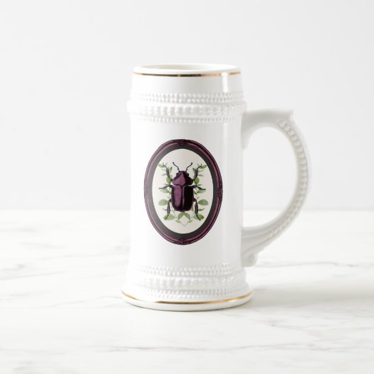 Ingelijste vliegend hert bierpul (Rechts)