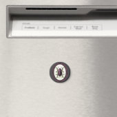 Ingelijste vliegend hert magneet (Insitu (Vaatwasser))