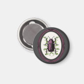 Ingelijste vliegend hert magneet (Voorkant / Achterkant)