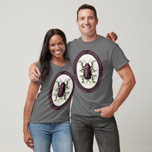 Ingelijste vliegend hert t-shirt (Unisex)