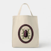 Ingelijste vliegend hert tote bag (Achterkant)