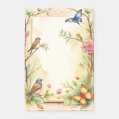 Ingelijste Vogels en Vlinders 2 Post-it® Notes (Voorkant)