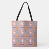 Ingelijste Whimsy - Een Pastel Halloween Quartet Tote Bag (Voorkant)