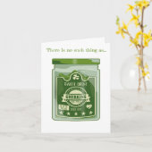 Ingemaakte Gherkins Jar Pop Art Kaart (Gele Bloem)