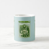 Ingemaakte Gherkins Jar Pop Art Koffiemok (Center)