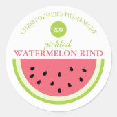 Ingemaakte Watermeloen Sticker (Voorkant)
