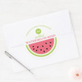 Ingemaakte Watermeloen Sticker (Envelop)