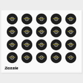 Ingenieur 2024 Engineering Afstuderen Student Ronde Sticker (Vel)