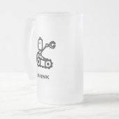 Ingenieur Bot Denk Matglas Bierpul (Voorkant links)