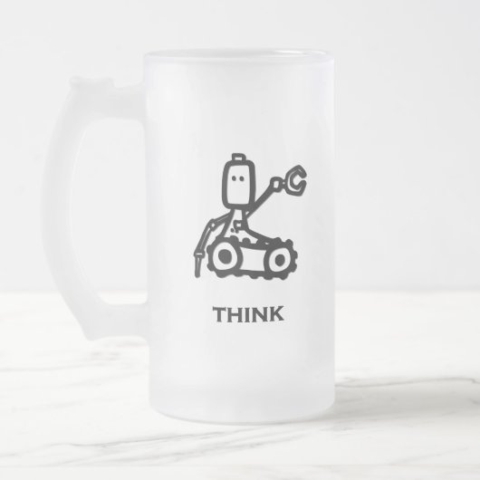 Ingenieur Bot Denk Matglas Bierpul (Links)