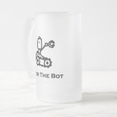 Ingenieur Bot Voer de Bot in Matglas Bierpul (Voorkant links)