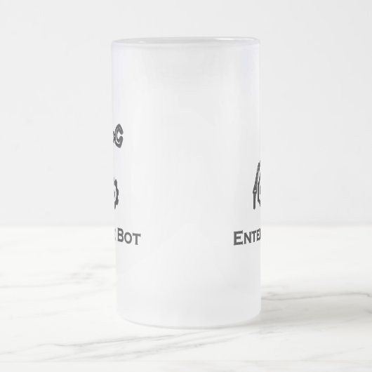 Ingenieur Bot Voer de Bot in Matglas Bierpul (Center)