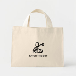 Ingenieur Bot Voer de Bot in Mini Tote Bag