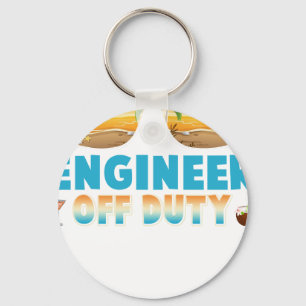 Ingenieur buiten dienst Zomer vakantie laatste dag Sleutelhanger